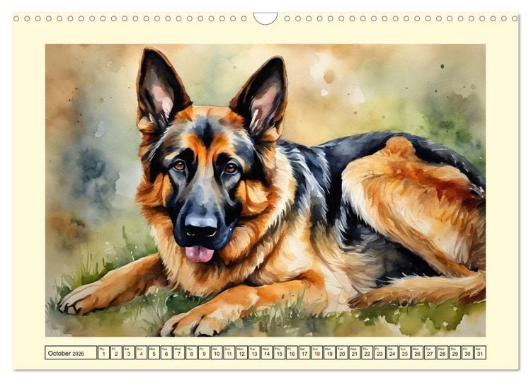 Produktbild: German Shepherds - classics around the globe (Wall Calendar 2026 DIN A3 landscape), CALVENDO 12 Month Wall Calendar