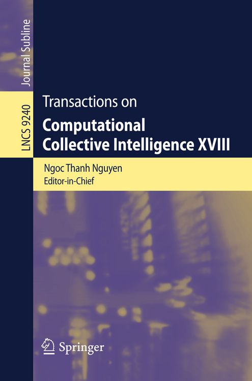 Produktbild: Transactions on Computational Collective Intelligence XVIII