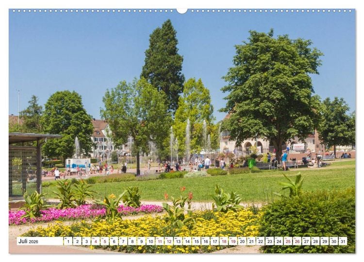 Produktbild: Freudenstadt im Schwarzwald - Wandkalender (hochwertiger Premium Wandkalender 2026 DIN A2 quer), Kunstdruck in Hochglanz
