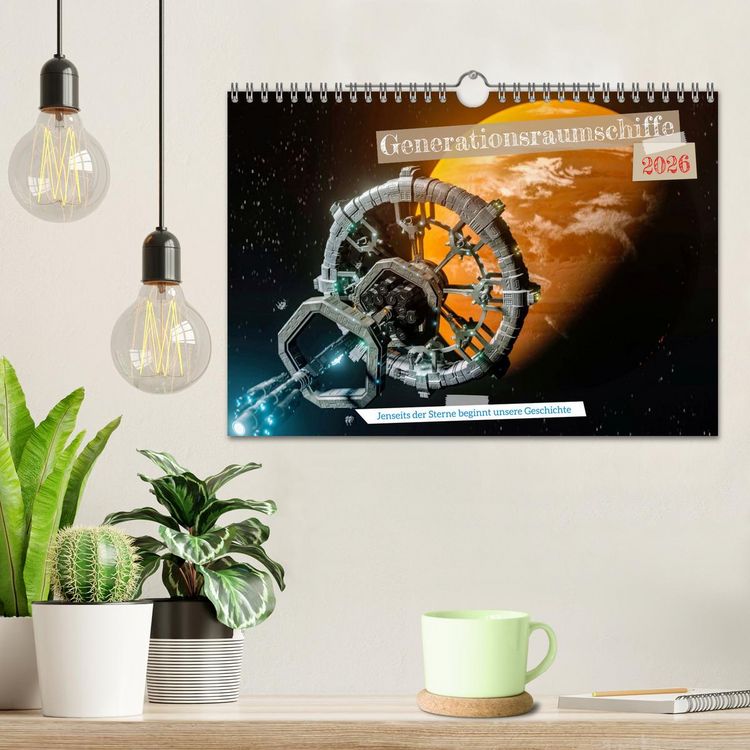 Produktbild: Generationsraumschiffe (Wandkalender 2026 DIN A4 quer), CALVENDO Monatskalender