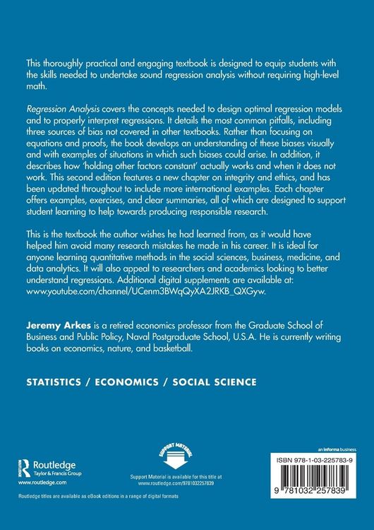 Produktbild: Arkes, J: Regression Analysis