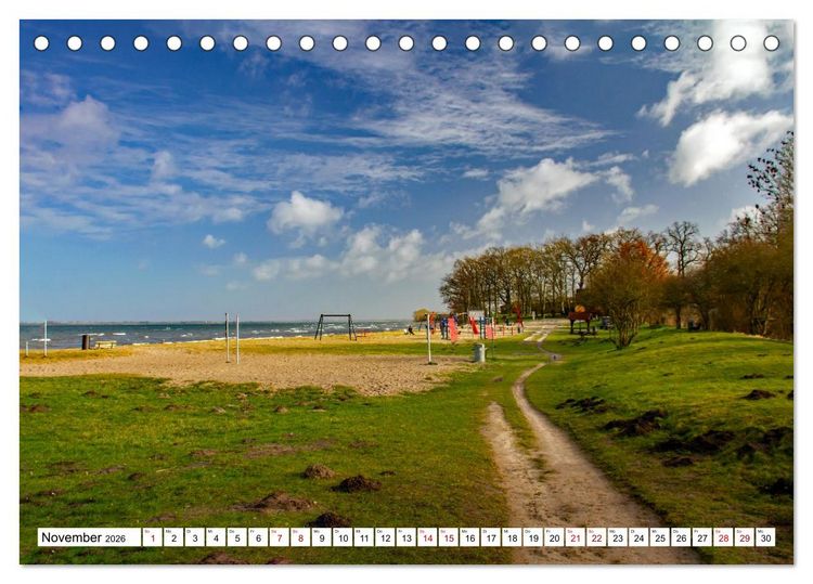 Produktbild: Naturparadies Zierow - Ostsee Idylle pur in der Wismarer Bucht (Tischkalender 2026 DIN A5 quer), CALVENDO Monatskalender