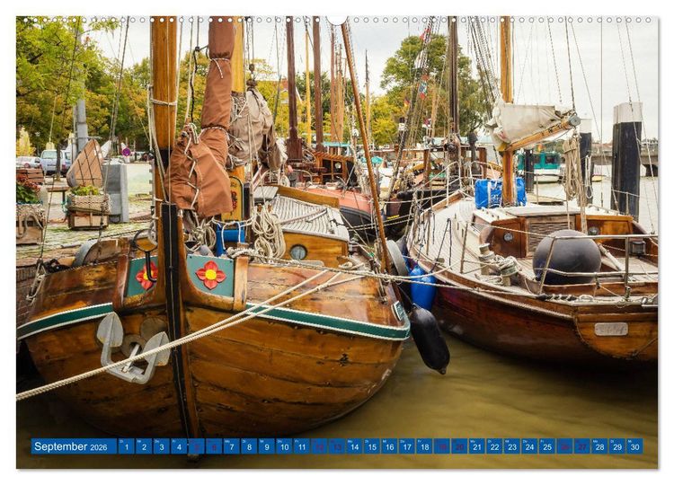 Produktbild: Leer - Das Tor zu Ostfriesland (Wandkalender 2026 DIN A2 quer), CALVENDO Monatskalender