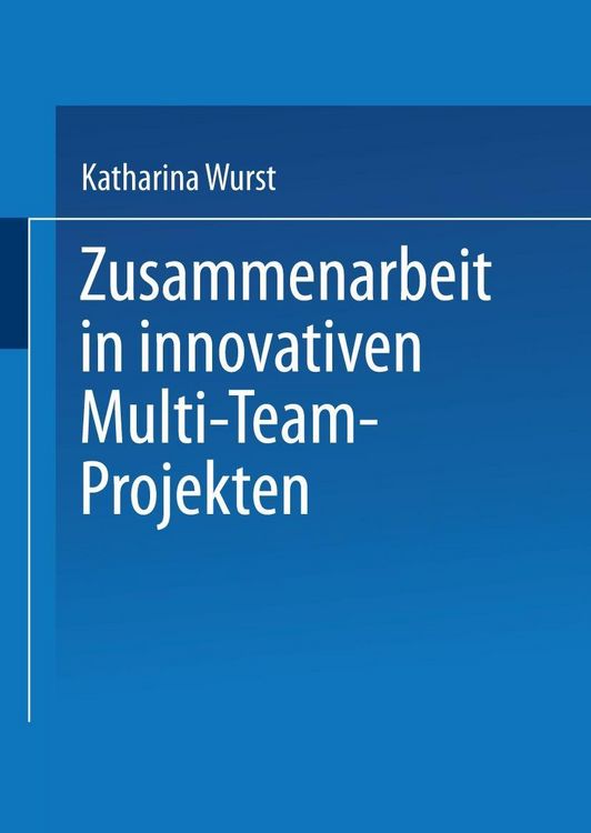 Produktbild: Zusammenarbeit in innovativen Multi-Team-Projekten