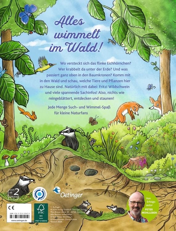 Produktbild: Das gro&szlig;e Wald-Wimmelbuch