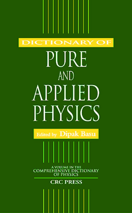 Produktbild: Dictionary of Pure and Applied Physics