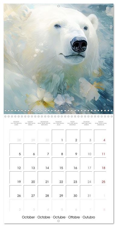 Produktbild: Delicate animal portraits (Wall Calendar 2026 12 &times; 12 Inch) CALVENDO 12 Month Wall Calendar