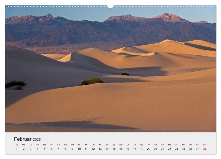 Produktbild: Kalifornien - K&uuml;sten und W&uuml;sten, St&auml;dte und Berge (Wandkalender 2026 DIN A2 quer), CALVENDO Monatskalender
