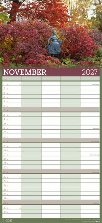 Produktbild: Garten Familienplaner 2027