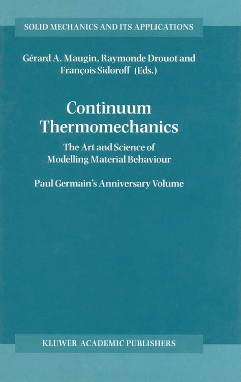 Produktbild: Continuum Thermomechanics