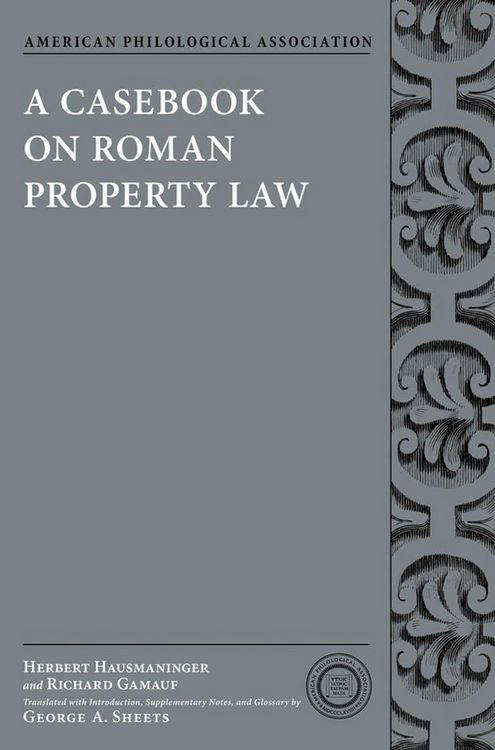 Produktbild: A Casebook on Roman Property Law