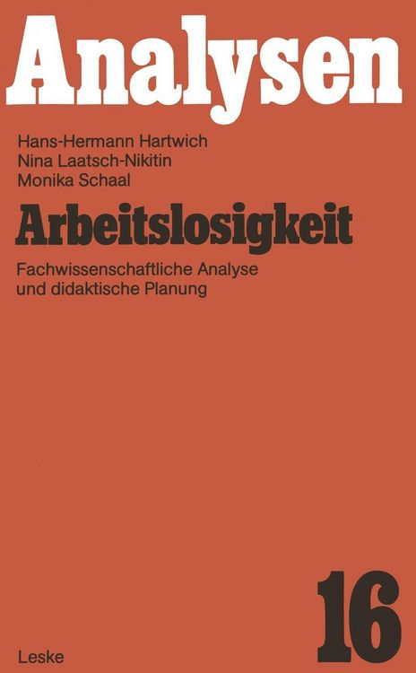 Produktbild: Arbeitslosigkeit
