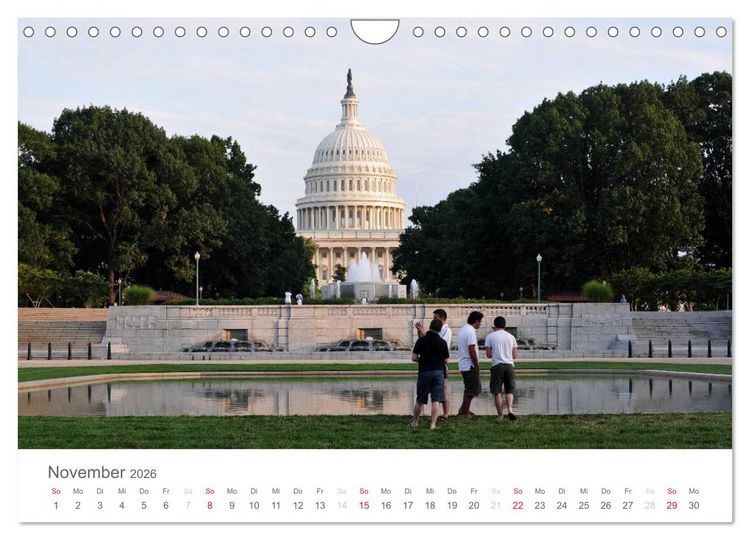 Produktbild: Washington im Auge des Fotografen (Wandkalender 2026 DIN A4 quer), CALVENDO Monatskalender