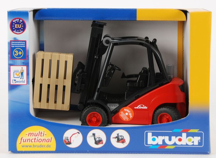 Produktbild: Bruder - Linde-Stapler mit Transportpallette