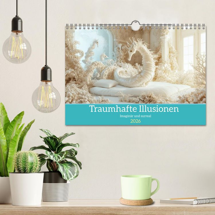 Produktbild: Traumhafte Illusionen - Imagin&auml;r und surreal (Wandkalender 2026 DIN A4 quer), CALVENDO Monatskalender