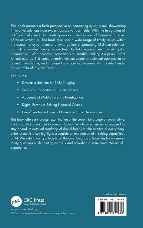Produktbild: Advancements in Cyber Crime Investigations and Modern Data Analytics