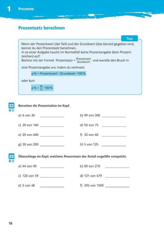 Produktbild: Klett 10-Minuten-Training Mathematik Prozente und Zinsen 6.-8. Klasse