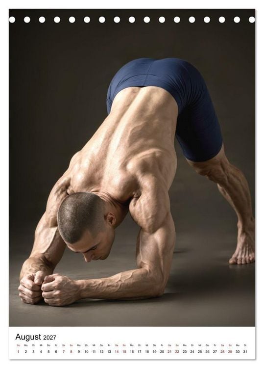Produktbild: Yoga f&uuml;r Helden (Tischkalender 2027 DIN A5 hoch), CALVENDO Monatskalender