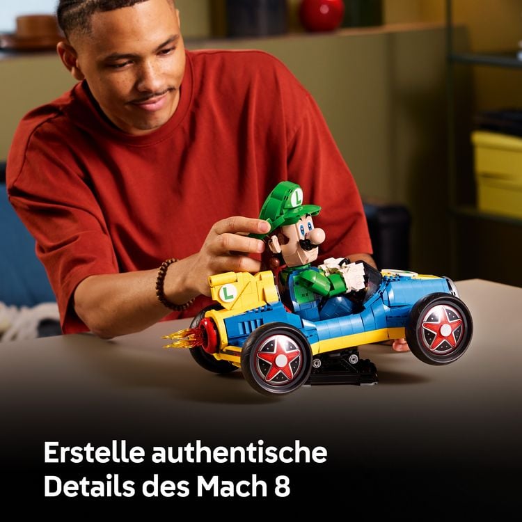 Produktbild: LEGO Super Mario 72050 Mario Kart: Luigi & Turboflitzer, Modellbau