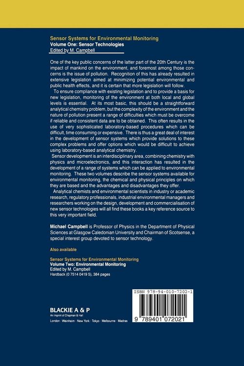 Produktbild: Sensor Systems for Environmental Monitoring