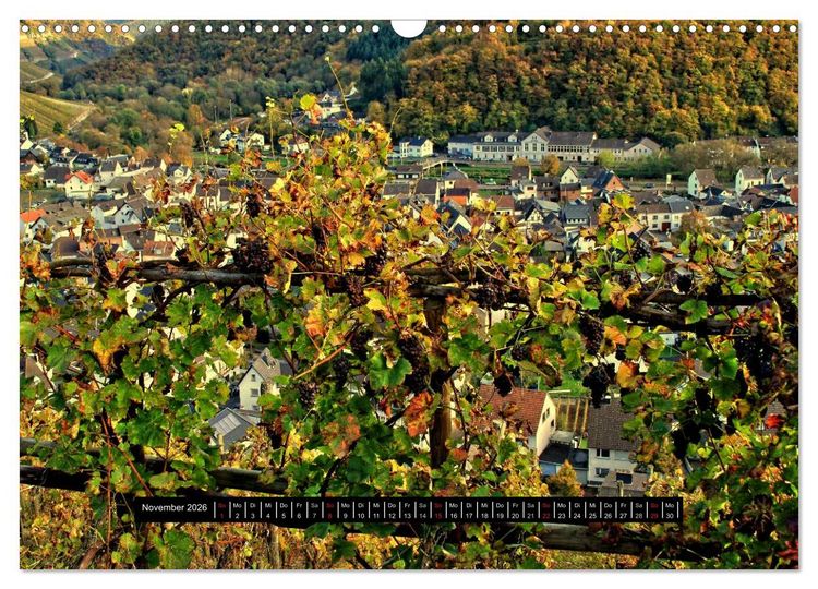 Produktbild: Die sch&ouml;nsten Landschaften in Deutschland - Das Ahrtal (Wandkalender 2026 DIN A3 quer), CALVENDO Monatskalender