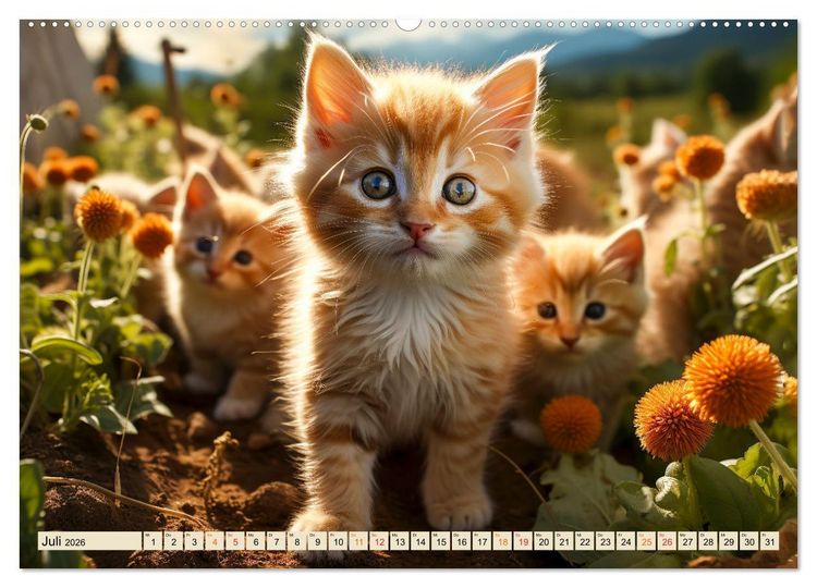 Produktbild: Viele Tiere auf dem Bauernhof (hochwertiger Premium Wandkalender 2026 DIN A2 quer), Kunstdruck in Hochglanz
