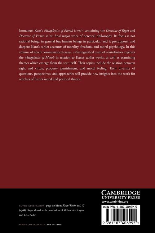 Produktbild: Kant's Metaphysics of Morals