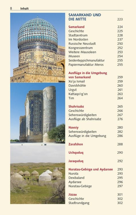 Produktbild: TRESCHER Reiseführer Usbekistan