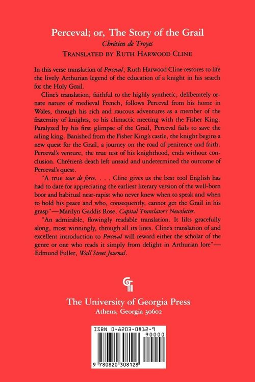 Produktbild: Perceval or the Story of the Grail