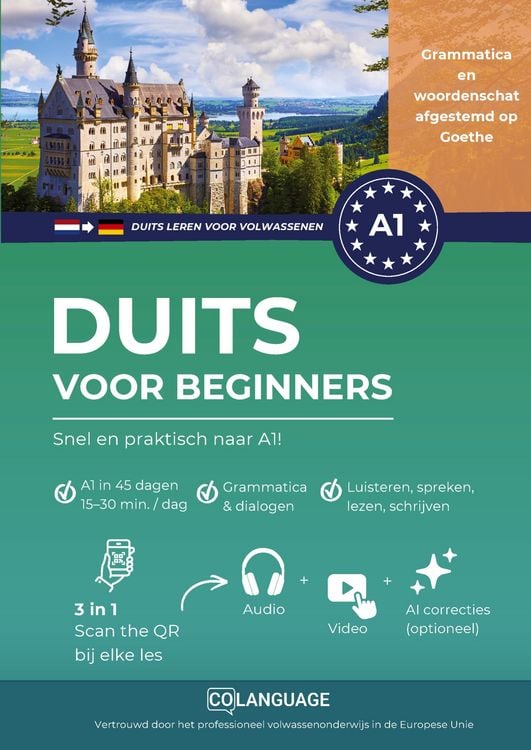 Produktbild: Duits voor beginners - Snel en praktisch naar A1! (Duits leren voor volwassenen)