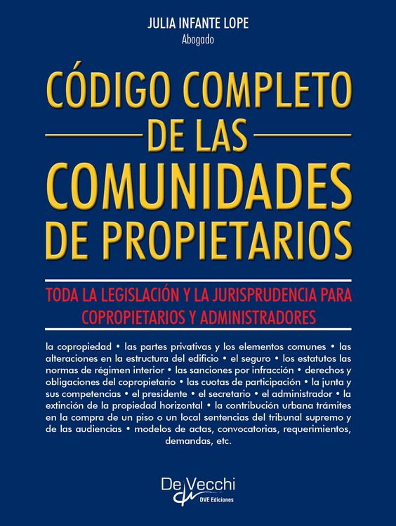 Produktbild: C&oacute;digo completo de las comunidades de propietarios