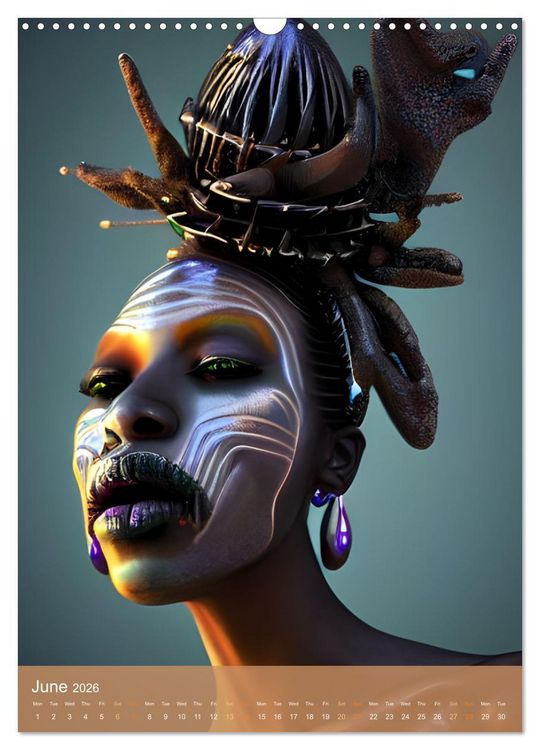 Produktbild: Voodoo Queens (Wall Calendar 2026 DIN A3 portrait), CALVENDO 12 Month Wall Calendar