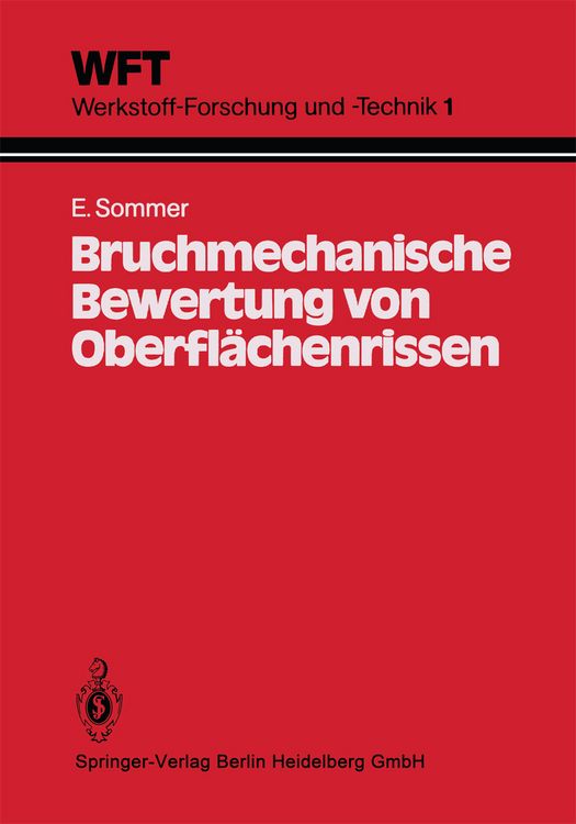 Produktbild: Bruchmechanische Bewertung von Oberfl&auml;chenrissen