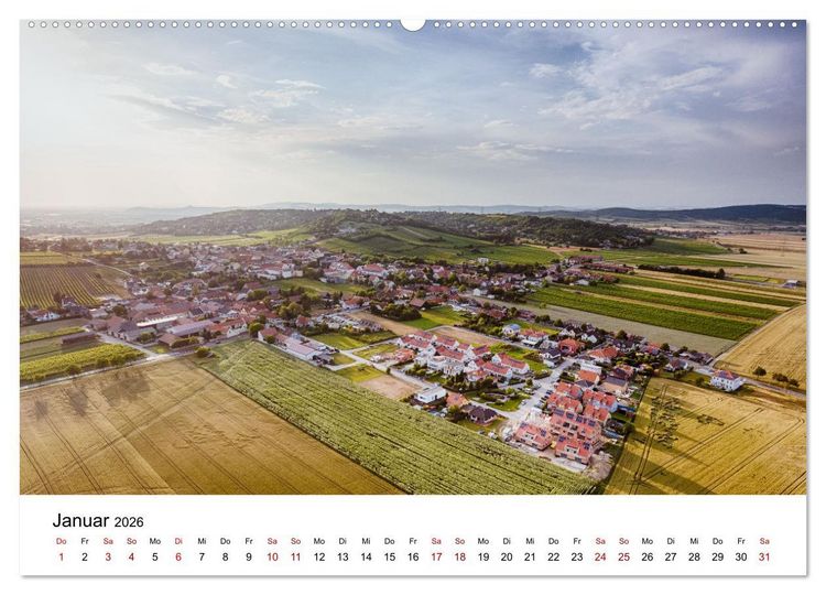 Produktbild: Das Weinviertel im wundersch&ouml;nen Nieder&ouml;sterreich. (hochwertiger Premium Wandkalender 2026 DIN A2 quer), Kunstdruck in Hochglanz