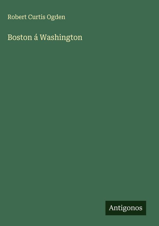 Produktbild: Boston &aacute; Washington