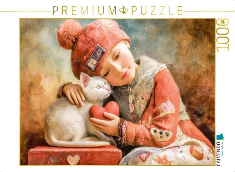 Produktbild: CALVENDO Puzzle Herzpoesie | 1000 Teile Lege-Gr&ouml;&szlig;e 64x48cm Foto-Puzzle f&uuml;r gl&uuml;ckliche Stunden