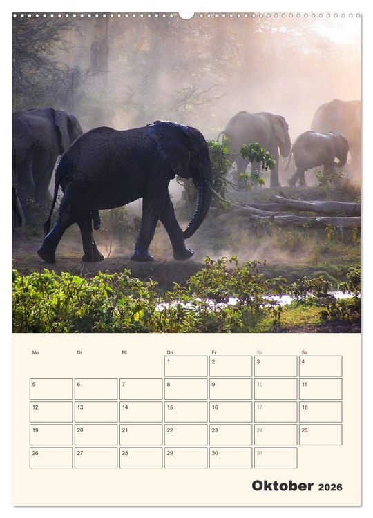 Produktbild: Kenia &ndash; Terminplaner (hochwertiger Premium Wandkalender 2026 DIN A2 hoch), Kunstdruck in Hochglanz