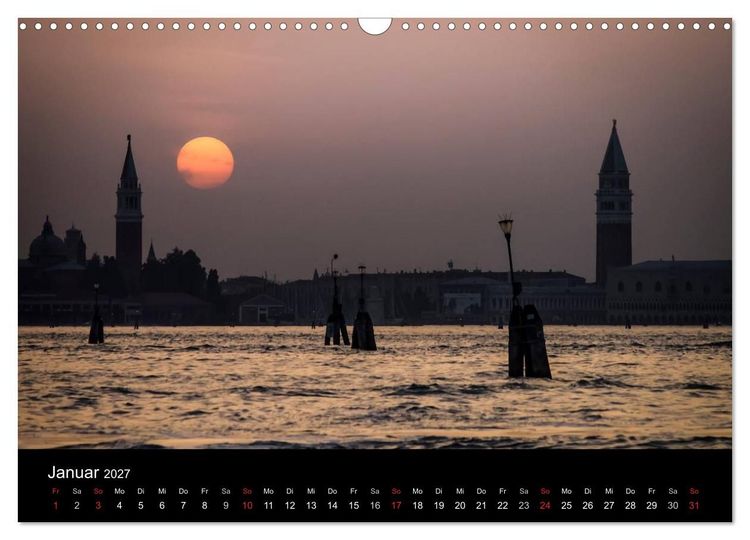 Produktbild: Venedig (Wandkalender 2027 DIN A3 quer), CALVENDO Monatskalender