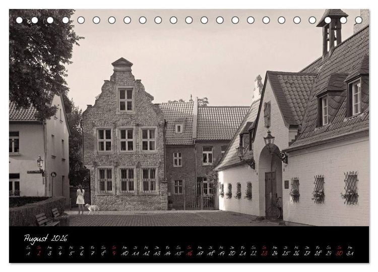 Produktbild: Kaiserswerther Impressionen (Tischkalender 2026 DIN A5 quer), CALVENDO Monatskalender