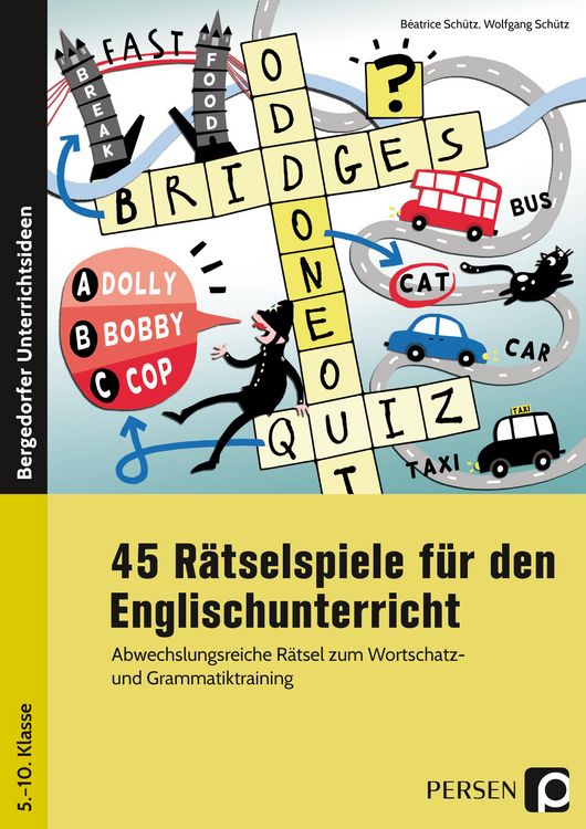 Produktbild: 45 R&auml;tselspiele f&uuml;r den Englischunterricht