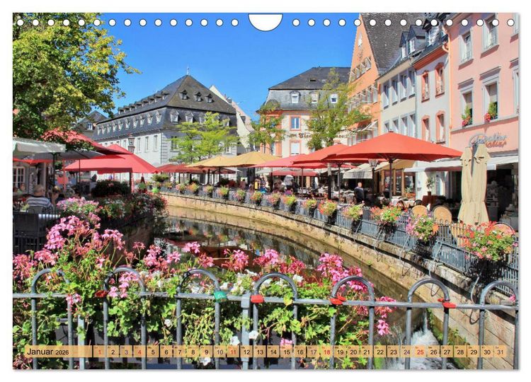Produktbild: Saarburg - Ein sehenswertes St&auml;dtchen an der Saar (Wandkalender 2026 DIN A4 quer), CALVENDO Monatskalender