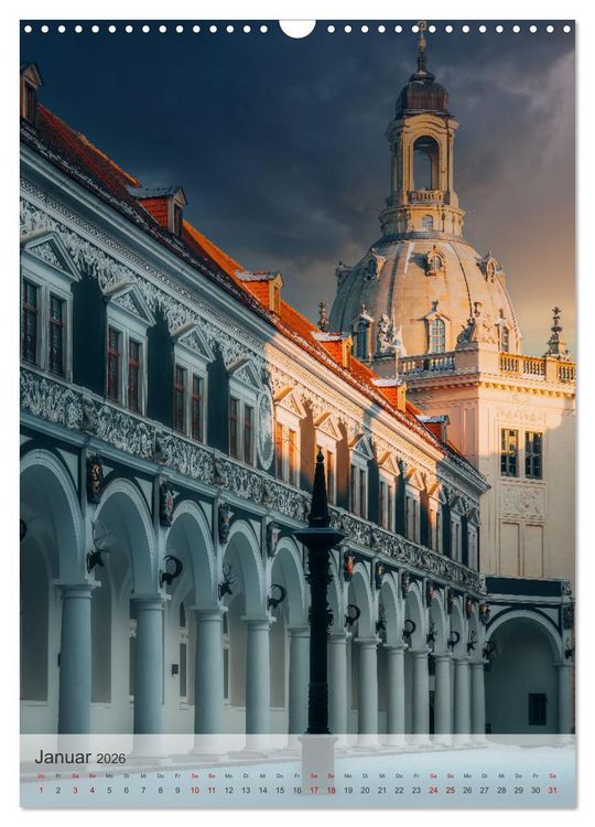 Produktbild: Elbstadt Dresden (Wandkalender 2026 DIN A3 hoch), CALVENDO Monatskalender