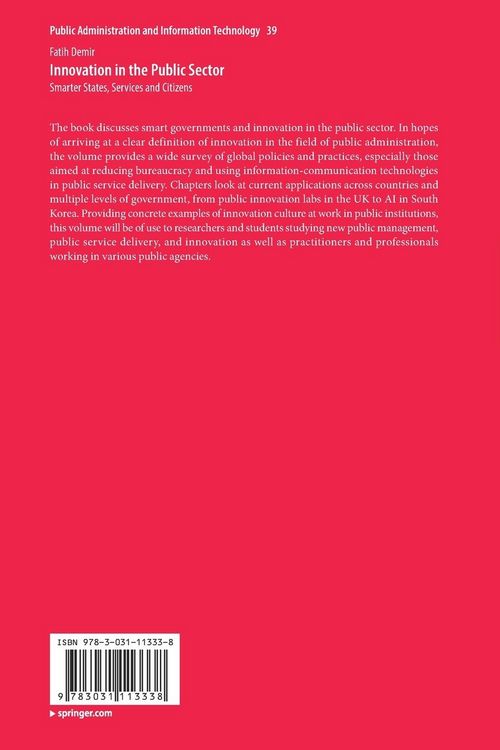 Produktbild: Innovation in the Public Sector