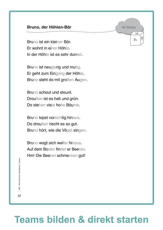 Produktbild: W&uuml;rfellesen - 1. Klasse