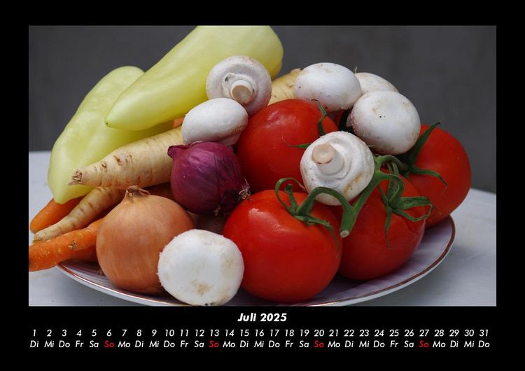 Produktbild: Gem&uuml;sekalender 2025 Fotokalender DIN A3