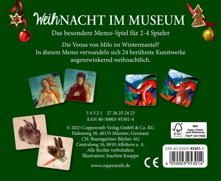 Produktbild: Schachtelspiel: WeihNacht im Museum