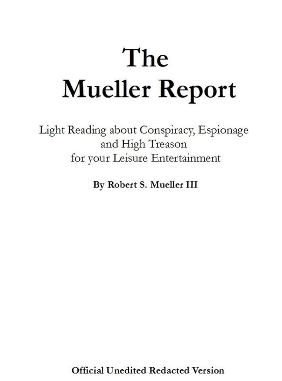 Produktbild: The Mueller Report