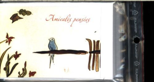 Produktbild: Amicales pens&eacute;es: pack de 10 cartes oiseau