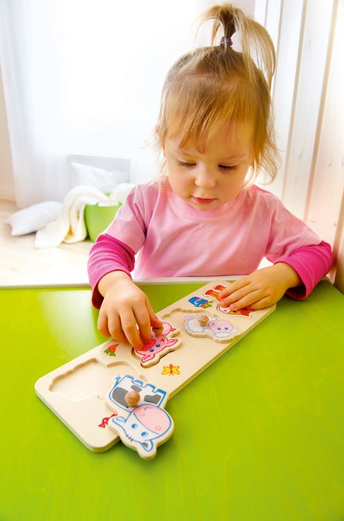 Produktbild: Greifpuzzle Bauernhof-Tierkinder (Kinderpuzzle)