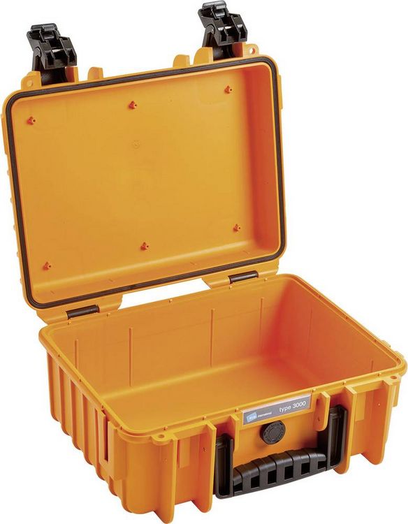 Produktbild: B & W International Outdoor Koffer outdoor.cases Typ 3000 32.6 l (B x H x T) 365 x 295 x 170 mm Orange 3000/O/SI